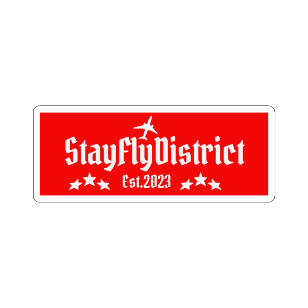 Red SFD Sticker