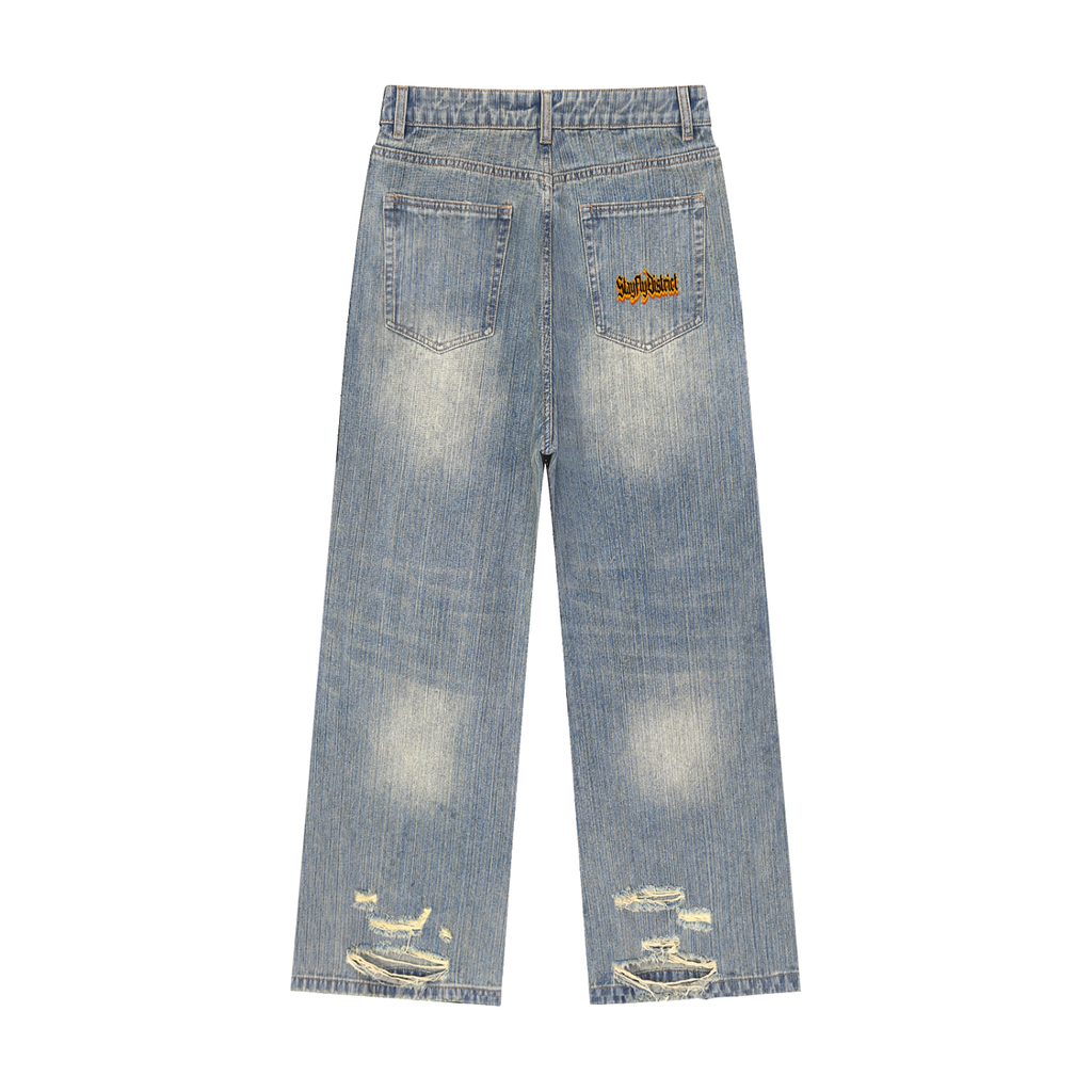 Blades of Bloom Denim Jeans